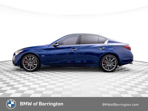 Used 2019 INFINITI Q50 Red Sport 400 w/ Sensory Package image 2