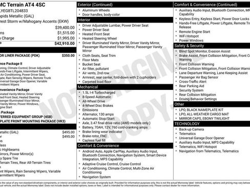New 2026 GMC Terrain AT4 w/ LPO, Floor Liner Package AWD/4WD image 37