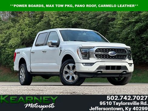 Used 2021 Ford F150 Platinum w/ Equipment Group 701A High image 1