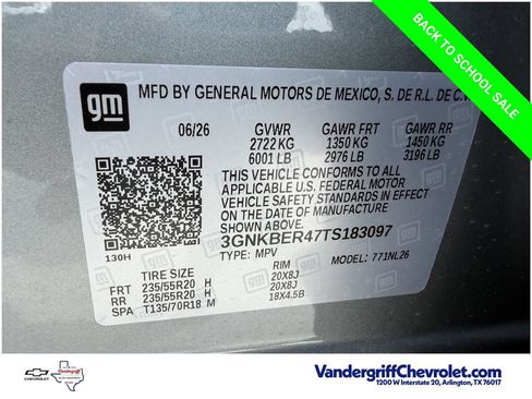 New 2026 Chevrolet Blazer RS w/ Driver Confidence II Package FWD image 29
