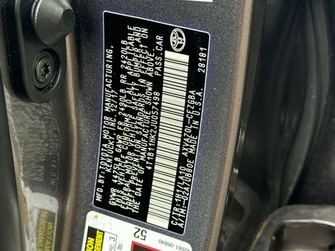 Used 2018 Toyota Camry XLE w/ Audio Package FWD image 27