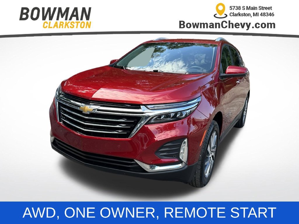 Certified 2024 Chevrolet Equinox Premier w/ LPO, Floor Liner Package AWD/4WD 360° Tour