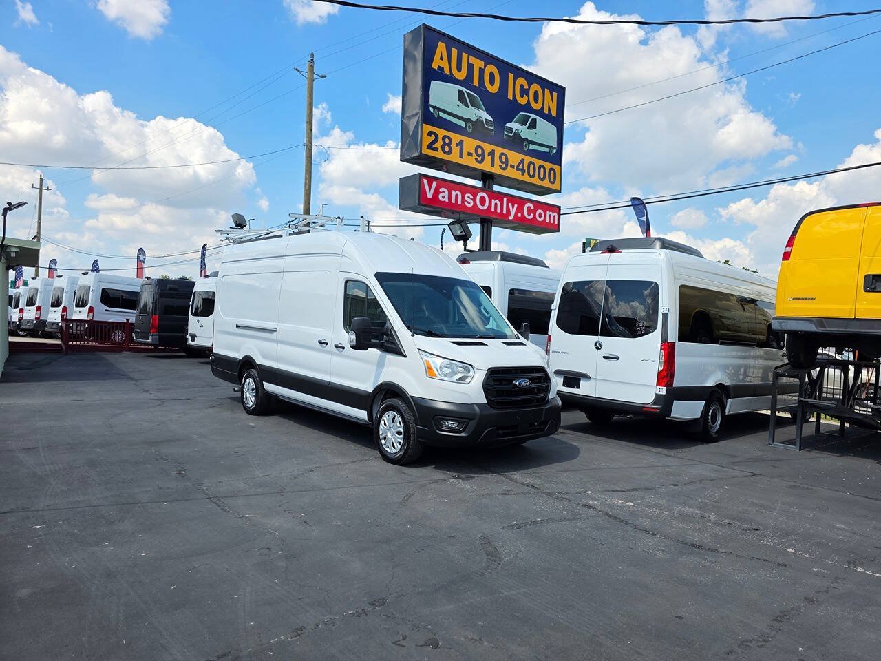 Used 2021 Ford Transit 350 148 High Roof Extended w/ Exterior Upgrade Package RWD image 30