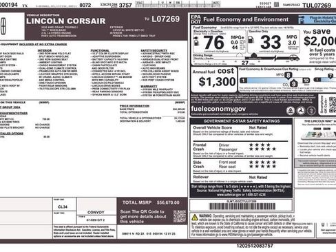 New 2026 Lincoln Corsair Grand Touring image 4