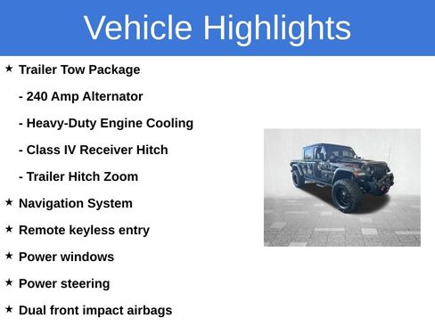 Used 2022 Jeep Gladiator Rubicon w/ LED Lighting Group AWD/4WD image 4