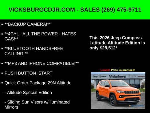 New 2026 Jeep Compass Latitude image 5