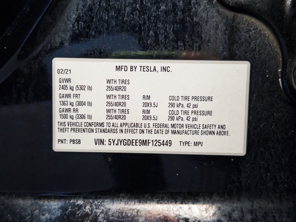 Used 2021 Tesla Model Y Long Range AWD/4WD image 28