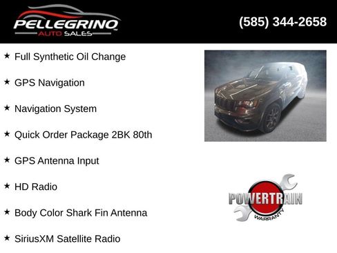 Used 2021 Jeep Grand Cherokee Limited w/ Quick Order Package 28K 80th AWD/4WD image 2