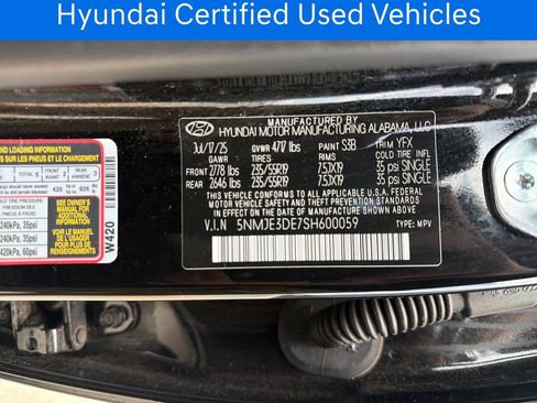 Certified 2025 Hyundai Tucson Limited FWD image 32
