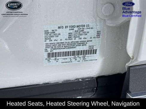 Certified 2023 Ford Explorer XLT w/ Equipment Group 202A image 33