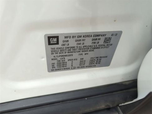 Certified 2022 Chevrolet Trax LT w/ LT Convenience Package image 33