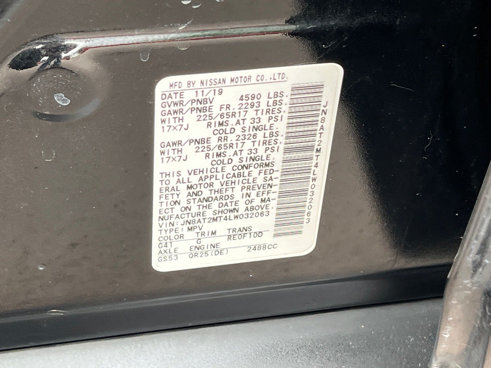Used 2020 Nissan Rogue S w/ Special Edition Package FWD image 29