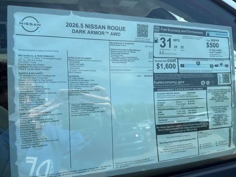 New 2026 Nissan Rogue SV AWD/4WD image 31