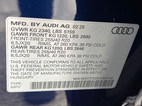 Certified 2025 Audi Q3 2.0T Premium Plus w/ Premium Plus Package image 34