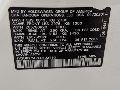 Used 2020 Volkswagen Atlas SE w/ Panoramic Sunroof Package image 18