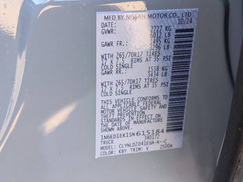 Certified 2025 Nissan Frontier PRO-4X image 30