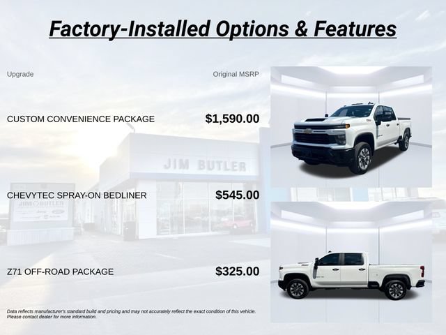Used 2024 Chevrolet Silverado 2500 Custom w/ Custom Convenience Package AWD/4WD image 3