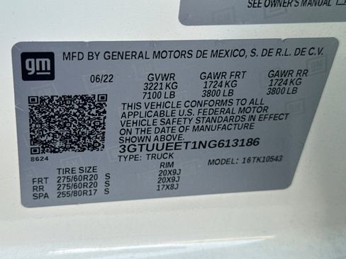 Used 2022 GMC Sierra 1500 AT4 w/ AT4 Premium Package image 60