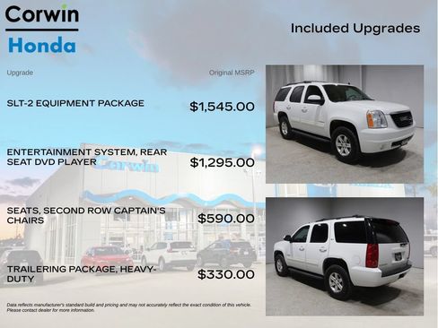 Used 2013 GMC Yukon SLT w/ SLT-2 Equipment Package AWD/4WD image 4