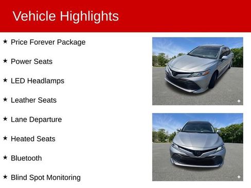 Used 2019 Toyota Camry XLE w/ Driver Assist Package FWD image 2