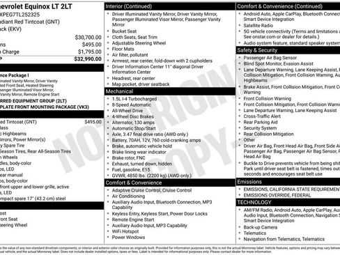 New 2026 Chevrolet Equinox LT image 3