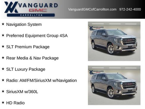 Used 2021 GMC Yukon XL SLT w/ SLT Premium Package AWD/4WD image 6