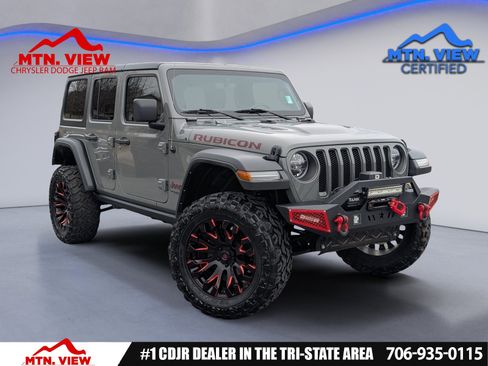 Used 2022 Jeep Wrangler Unlimited Rubicon w/ LED Lighting Group image 1
