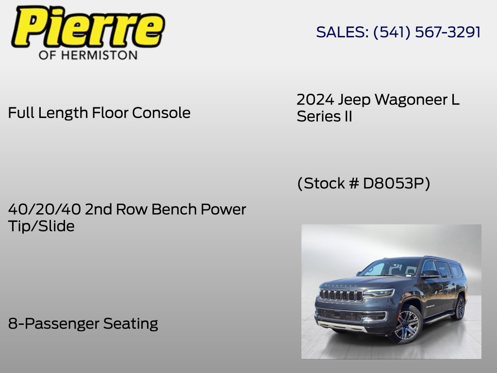 Used 2024 Jeep Wagoneer L Series II w/ Flexible Seating Group AWD/4WD image 18