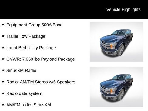 Used 2020 Ford F150 Lariat w/ Trailer Tow Package AWD/4WD image 8