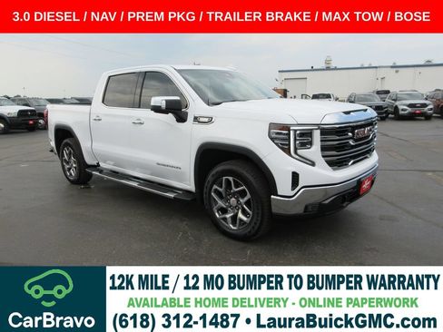 Certified 2022 GMC Sierra 1500 SLT w/ SLT Premium Package AWD/4WD image 1