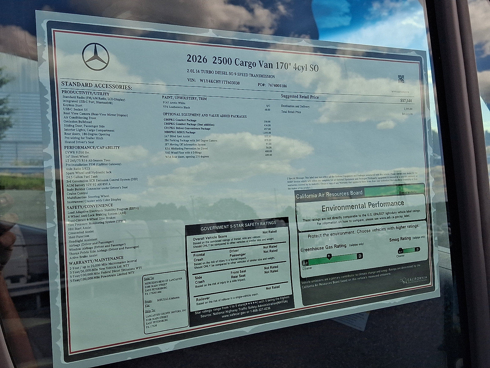 New 2026 Mercedes-Benz Sprinter 2500 image 24