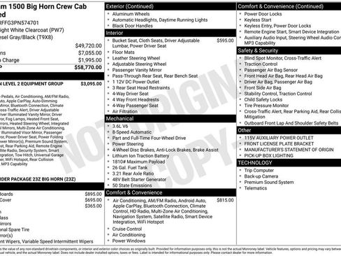 Used 2023 RAM 1500 Big Horn image 2