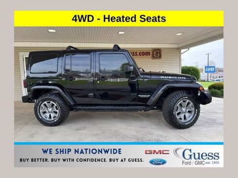 Used 2016 Jeep Wrangler Unlimited Rubicon w/ Connectivity Group AWD/4WD image 1
