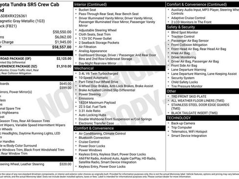 Used 2024 Toyota Tundra SR5 w/ TRD Off-Road Package image 30