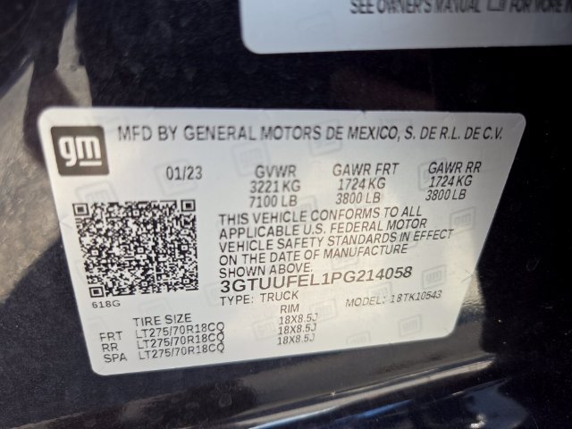 Used 2023 GMC Sierra 1500 AT4X AWD/4WD image 20