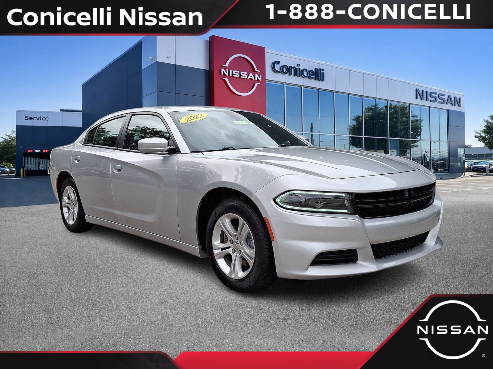 Used 2022 Dodge Charger SXT w/ Leather Interior Group RWD image 1