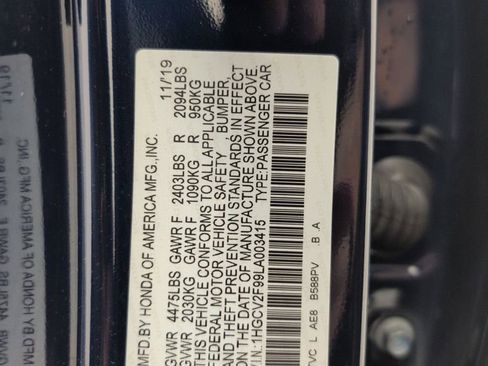 Used 2020 Honda Accord Touring image 48