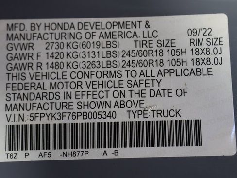 Used 2023 Honda Ridgeline RTL-E image 30