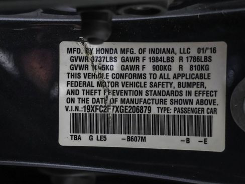 Used 2016 Honda Civic EX image 47