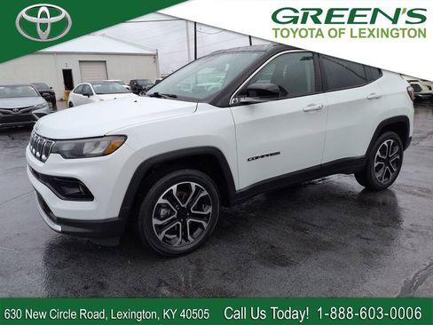 Used 2022 Jeep Compass Limited w/ Sun and Sound Group AWD/4WD image 1