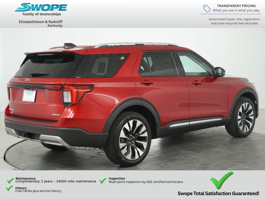 New 2026 Ford Explorer Platinum w/ LUX Leather Package AWD/4WD image 4