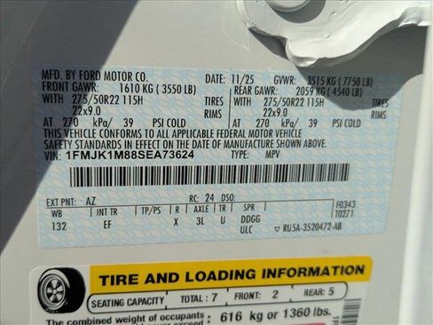 New 2025 Ford Expedition Max Platinum w/ Driver's Package image 17