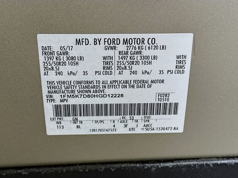 Used 2017 Ford Explorer XLT w/ Equipment Group 202A image 12