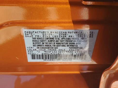 Certified 2024 Nissan Sentra SR image 22