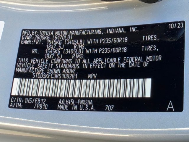 Used 2024 Toyota Sienna XSE w/ XSE Plus Package AWD/4WD image 33