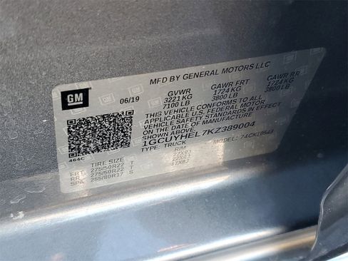 Used 2019 Chevrolet Silverado 1500 High Country w/ Technology Package image 33