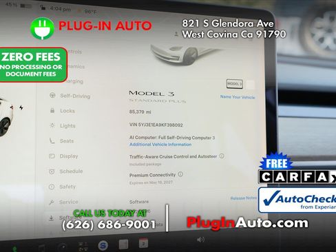 Used 2019 Tesla Model 3 Standard Range Plus RWD image 30