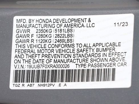 Certified 2024 Acura TLX Type S image 42