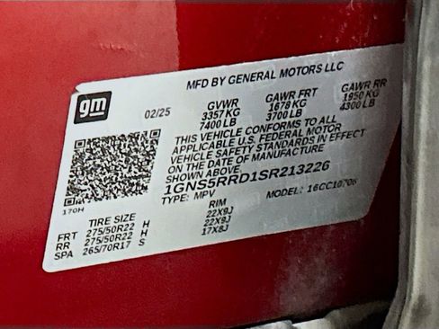 Used 2025 Chevrolet Tahoe RST w/ Comfort Package RWD image 31
