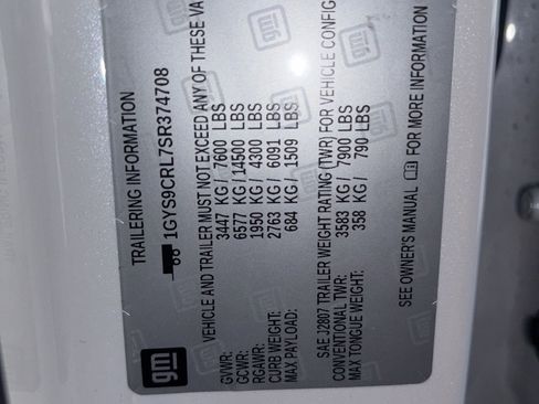 Certified 2025 Cadillac Escalade Premium Luxury w/ Touring Package image 15